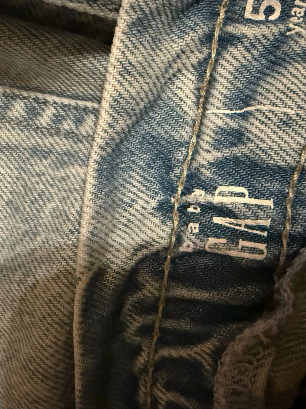 baby GAP Light Blue Denim Shorts with Pink Heart Details Size 5 Years